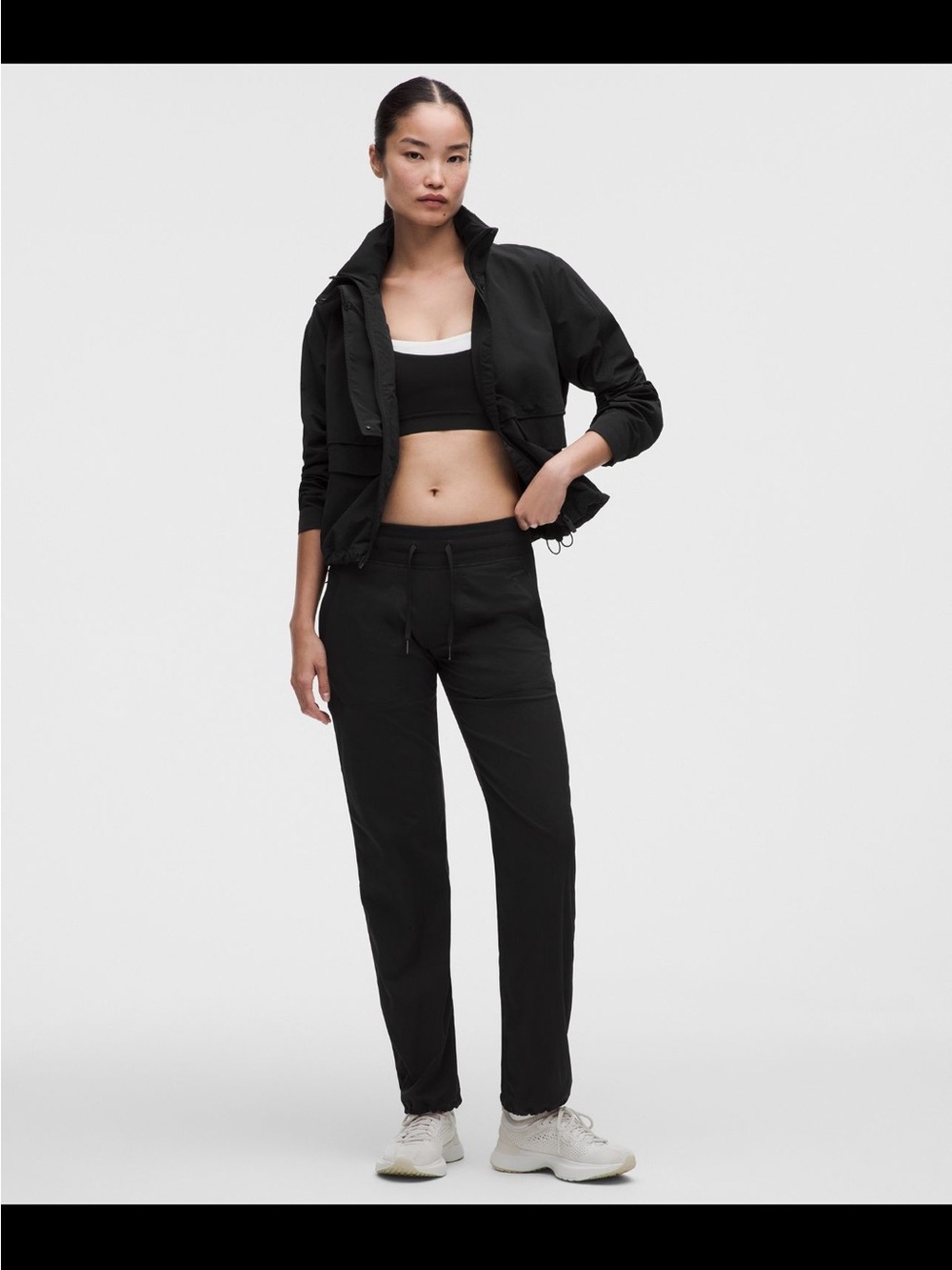lululemon athletica Black dance studio mid rise pant graphite grey size 6
